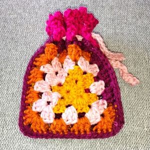 Crochet Granny square Pouch